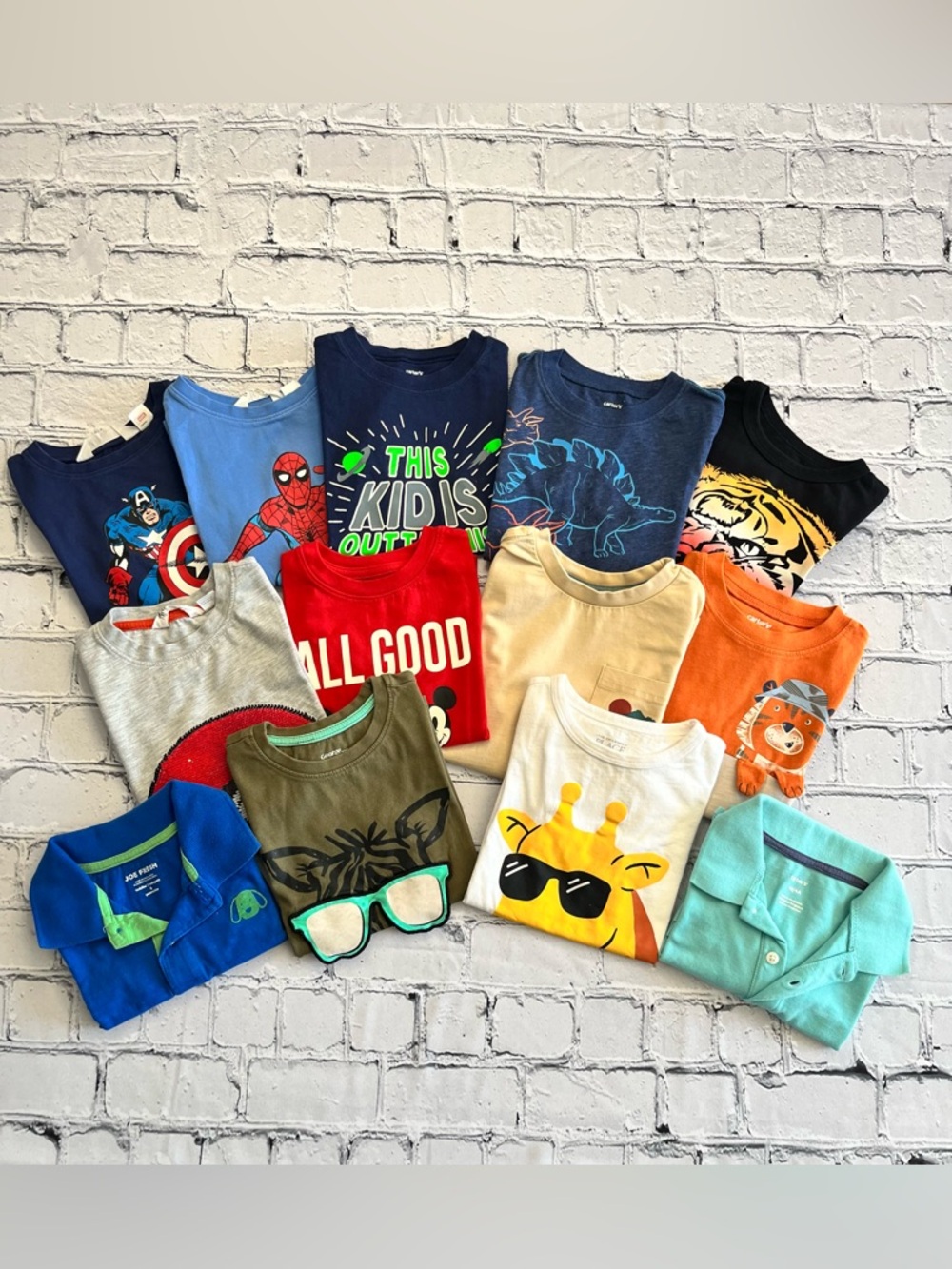 Mixed Boys Graphic Tee & Polo Bundle sizes 4T